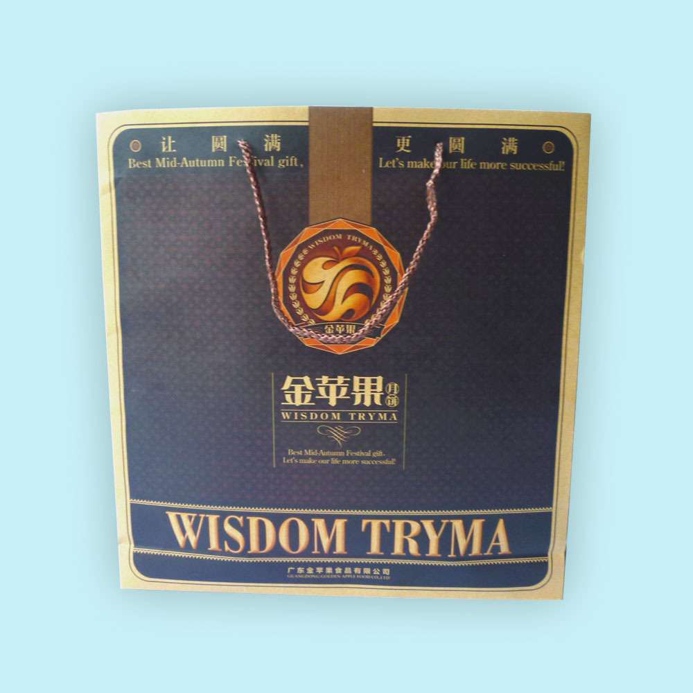 雙豐彩?。航鹛O果月餅手提袋