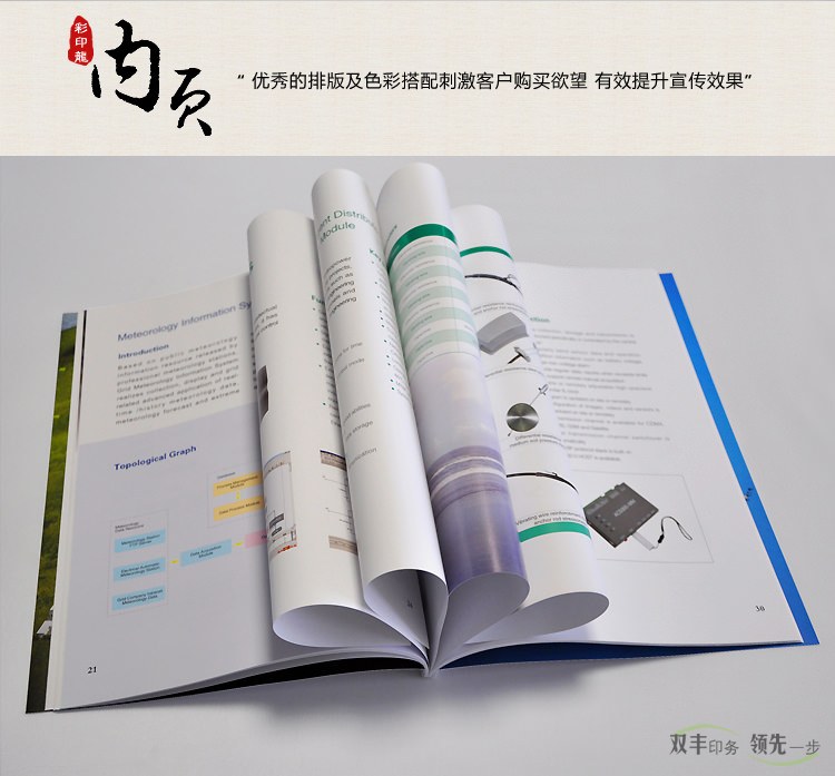 內(nèi)頁：優(yōu)秀的排版及色彩搭配刺激客戶購買欲望，有效提升宣傳效果